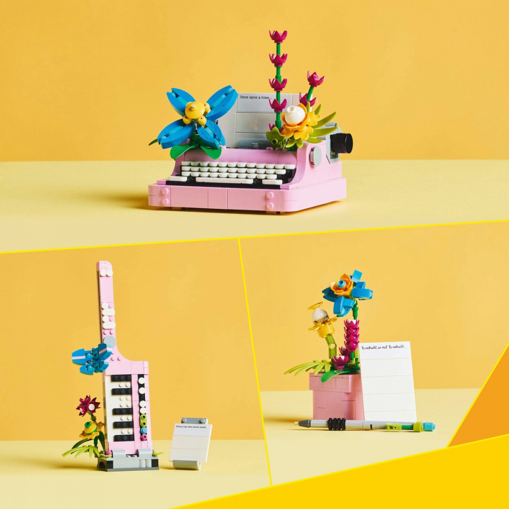 Lego creator masina de scris cu flori 31169, varsta de la 8 ani la 10 ani [7]
