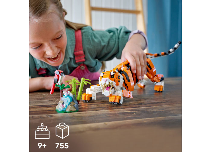 Lego creator Tigru maiestuos, varsta de la 9 ani la +15 ani [4]