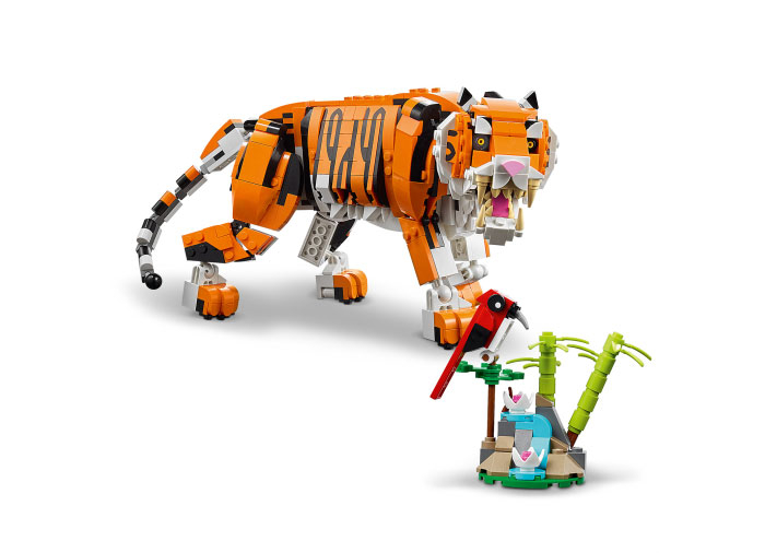Lego creator Tigru maiestuos, varsta de la 9 ani la +15 ani [8]