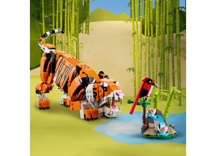 Lego creator Tigru maiestuos, varsta de la 9 ani la +15 ani [5]