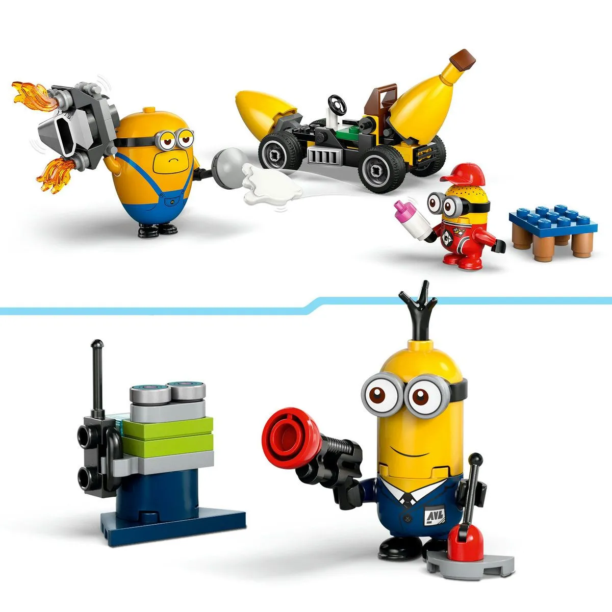 Lego despicable me4 minionii si masina banana 75580, varsta de la 6 ani la 9 ani [7]