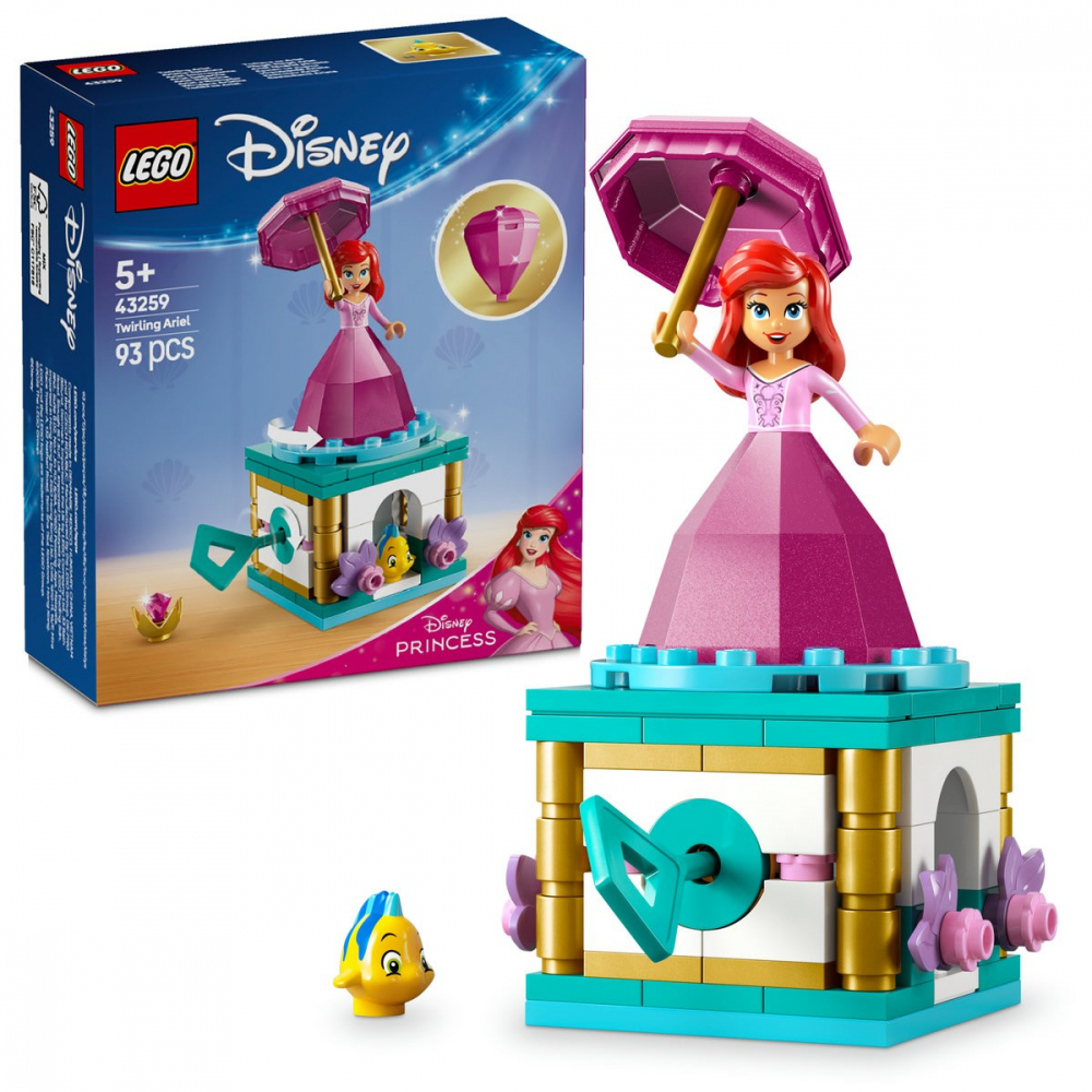 Lego disney ariel facand piruete 43259, varsta de la 5 ani la 7 ani [9]