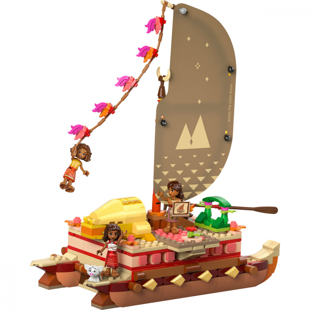 LEGO Disney Canoea de aventura a Moanei, varsta de la 6 ani la 8 ani [9]