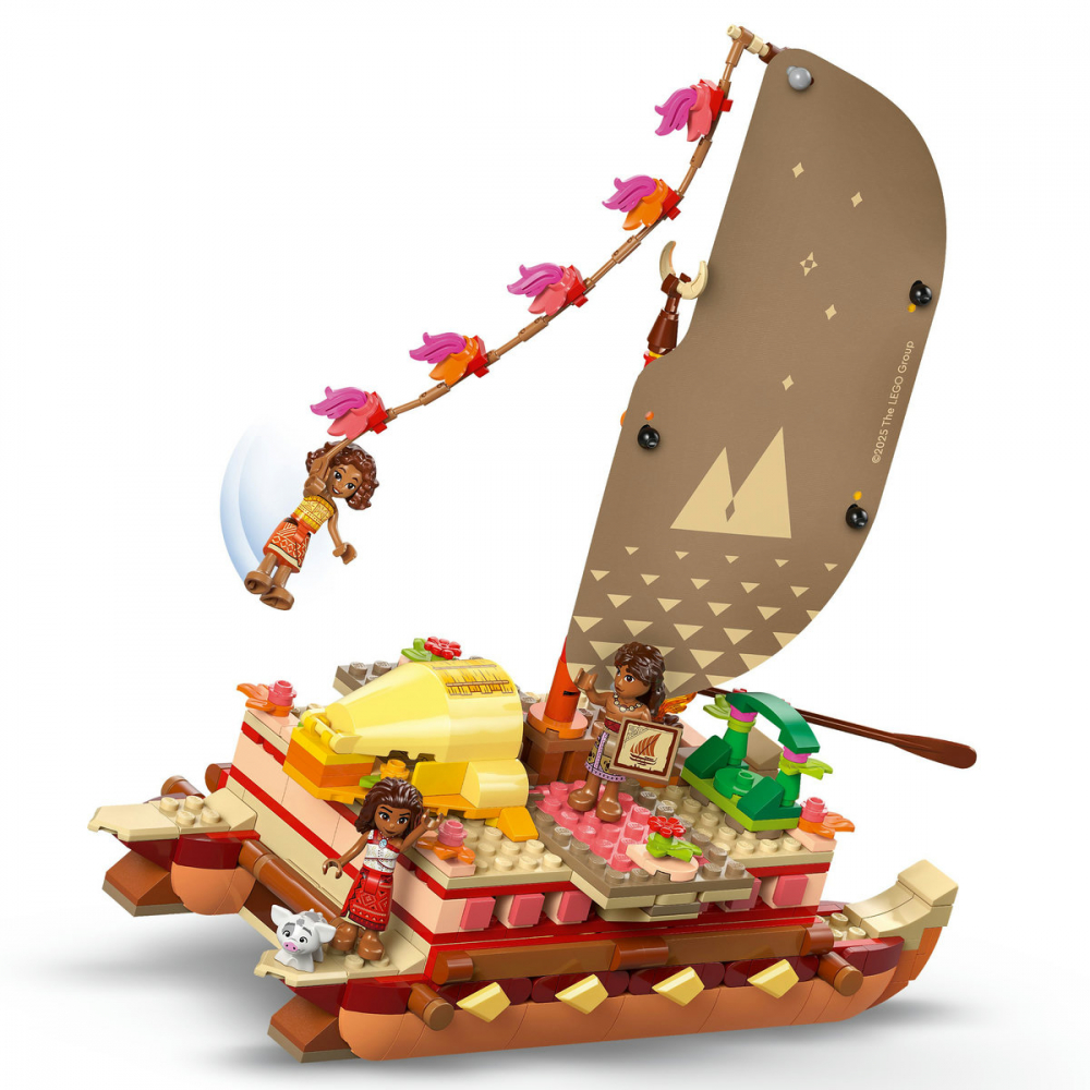 LEGO Disney Canoea de aventura a Moanei, varsta de la 6 ani la 8 ani [5]