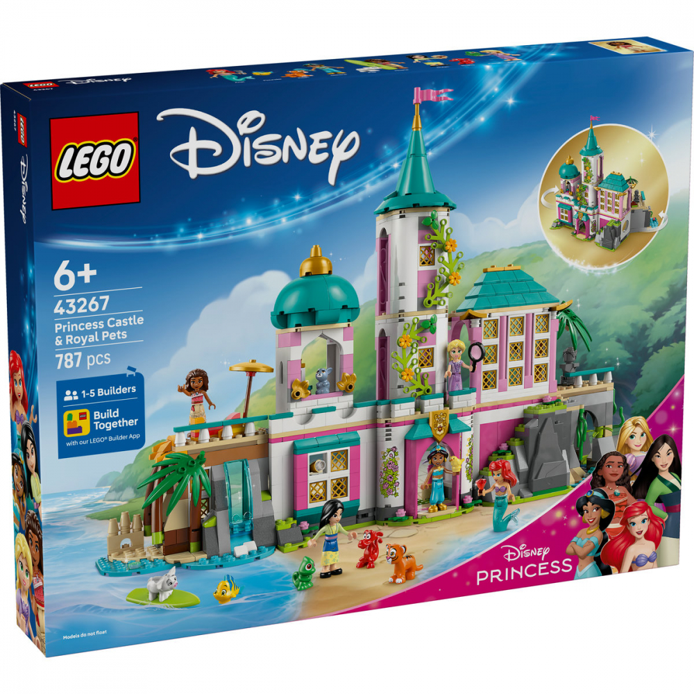  LEGO Disney Castel de prinţesă şi animăluţe regale pentru copii cu varsta de 6 + ani [2]