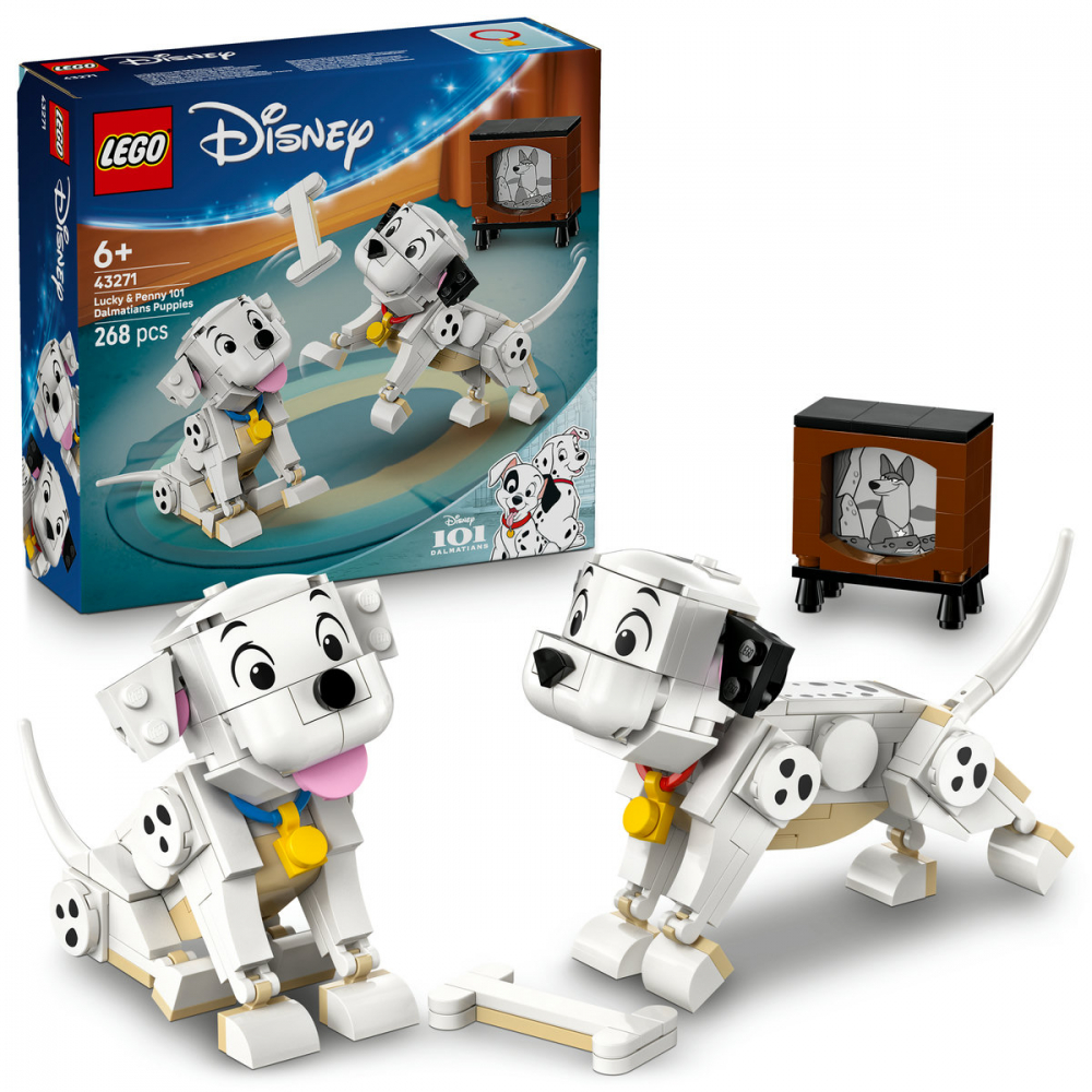  LEGO Disney Căţeluşii Lucky şi Penny din 101 dalmaţieni pentru copii cu varsta de 6 + ani [1]