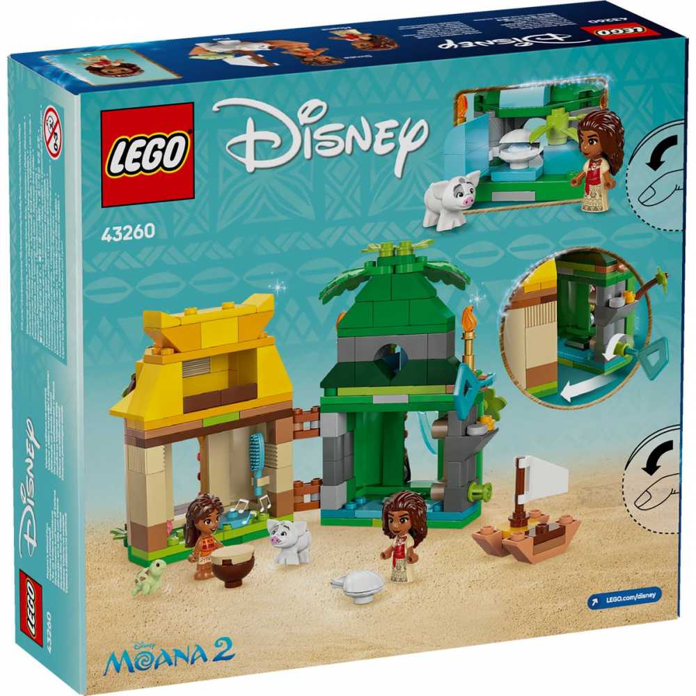 Lego disney distractie pe insula moanei 43260, varsta de la 5 ani la 7 ani [8]