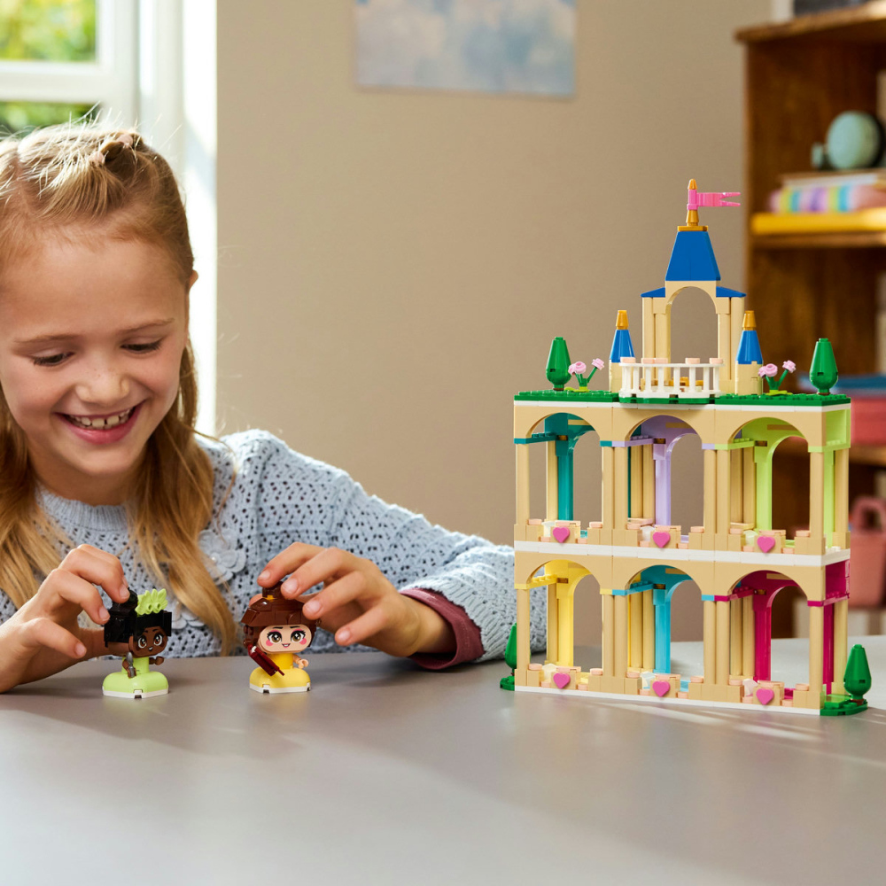  LEGO Disney  Miniprințesele Belle și Tiana la castel copii cu varsta 5 + ani [4]