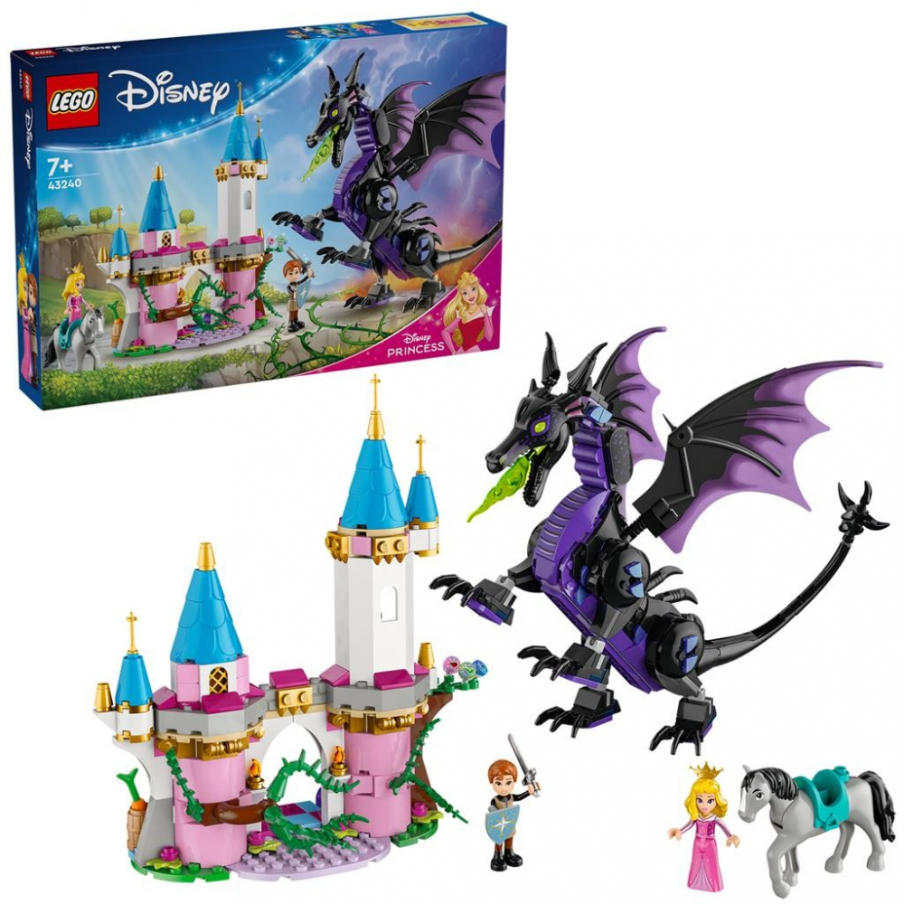 Lego disney princess maleficent sub forma de dragon 43240, varsta de la 7 ani la 10 ani [5]