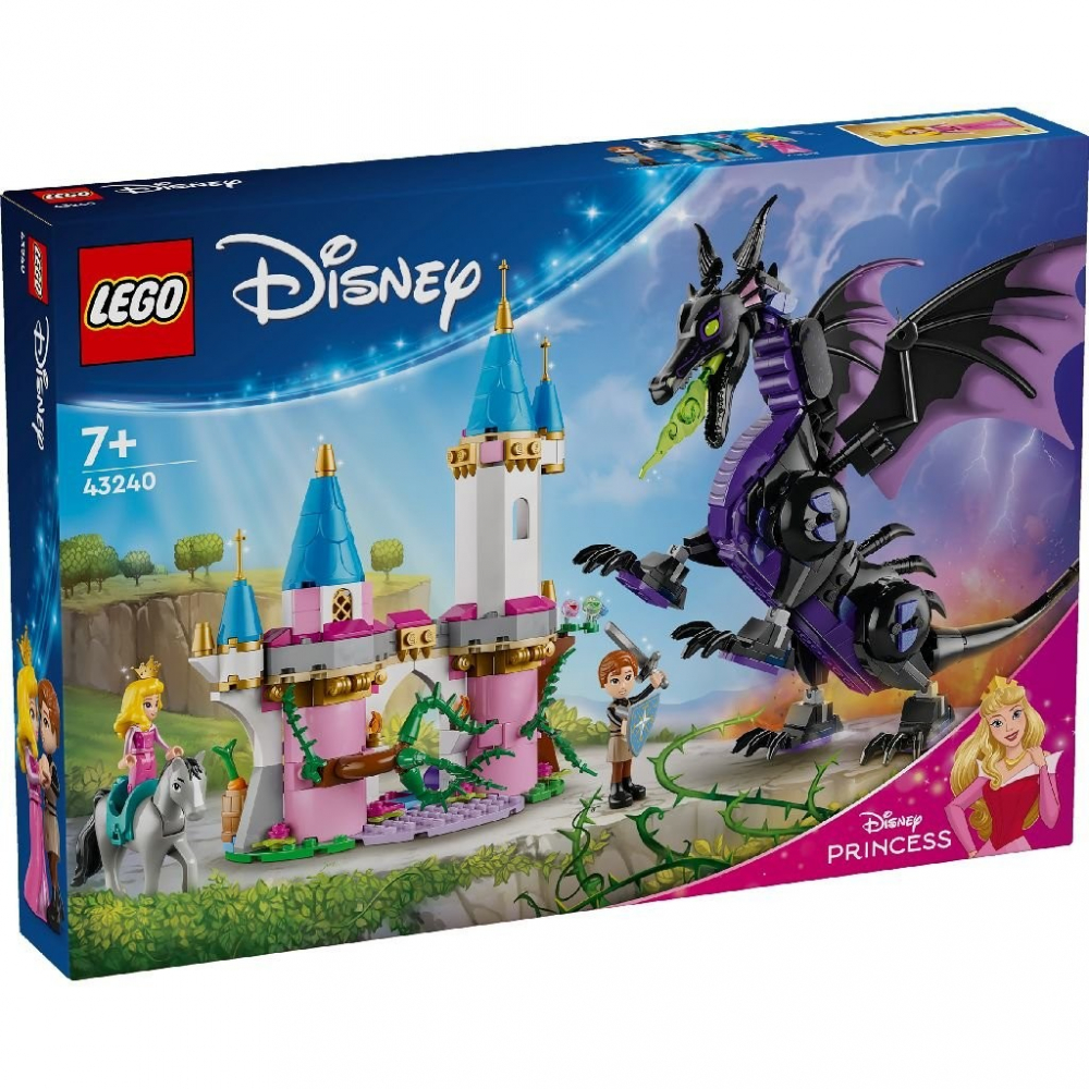 Lego disney princess maleficent sub forma de dragon 43240, varsta de la 7 ani la 10 ani [1]