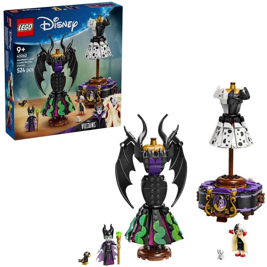 Lego disney rochiile lui maleficent si cruella de vil 43262, varsta de la 9 ani la +15 ani [9]