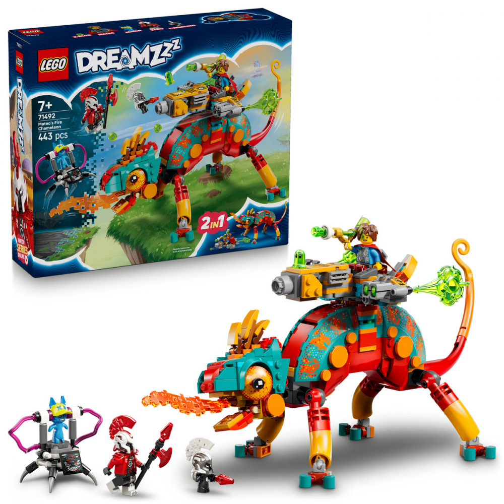  LEGO DREAMZzz Cameleonul de foc al lui Mateo pentru copii cu varsta de 7 + ani [1]