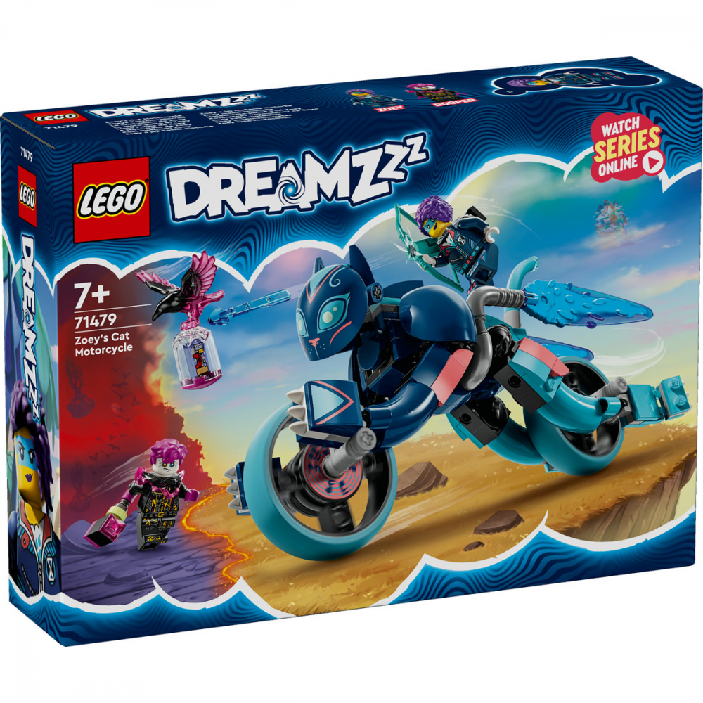 LEGO DREAMZzz: Motocicleta-pisica a lui Zoey 71479, 7 ani+, 226 piese, varsta de la 7 ani la 10 ani [2]