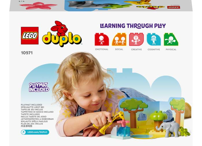 LEGO Duplo: Animale salbatice din Africa 10971, 2 ani+, 10 piese, varsta de la 2 ani la 4 ani [6]