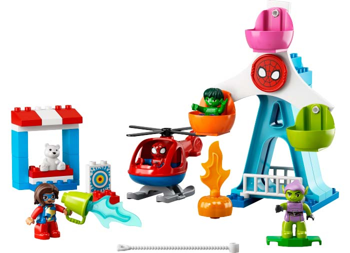 LEGO DUPLO Marvel - Omul Paianjen si amicii: aventura in Parcul de distractii 10963, 41 piese, varsta de la 2 ani la 4 ani [8]