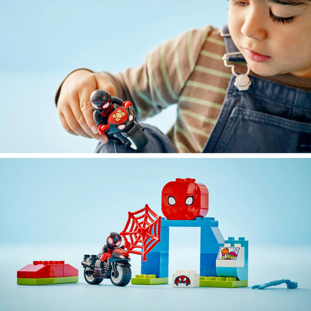 LEGO DUPLO Aventura pe motocicleta a lui Spin, varsta de la 2 ani la 4 ani [10]