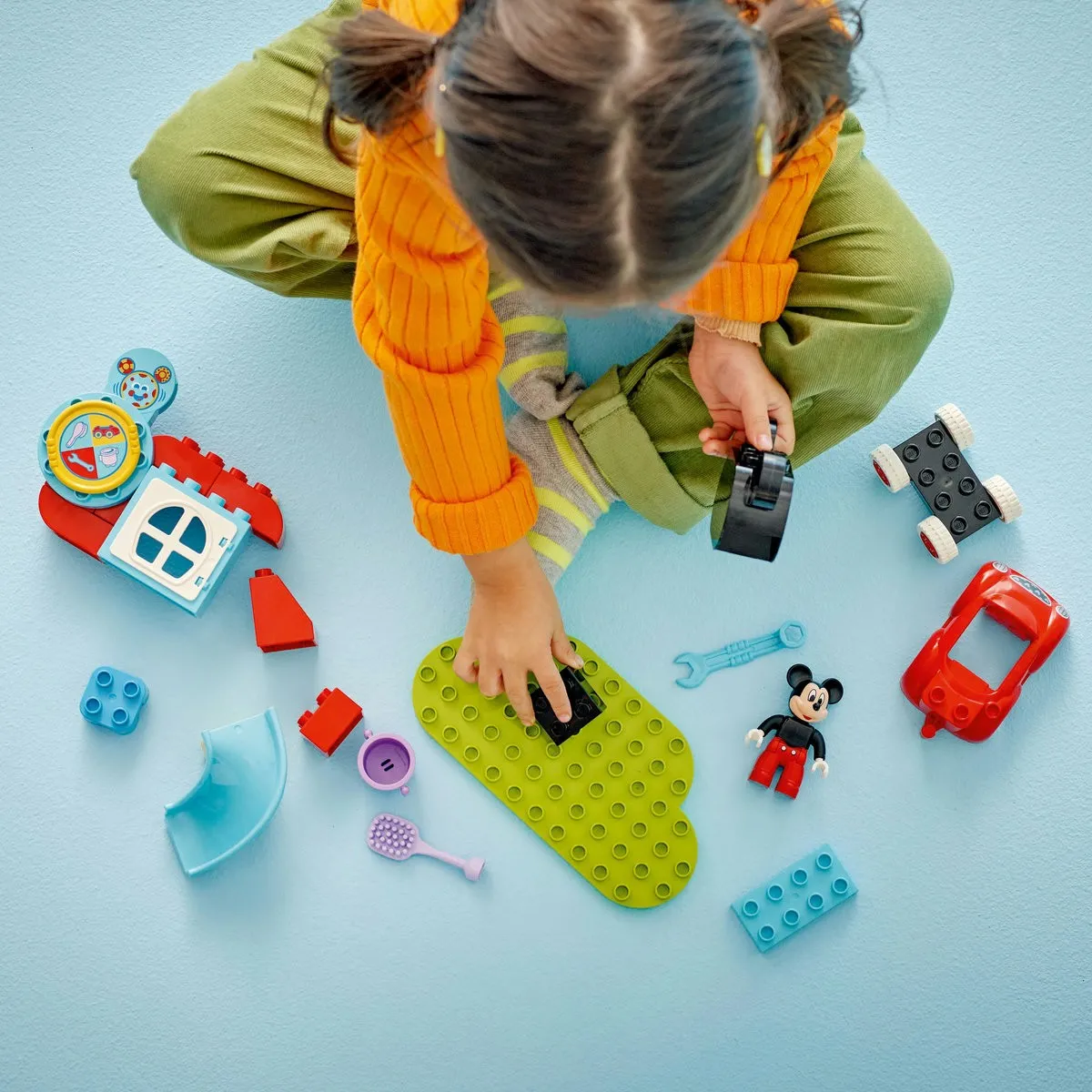 Lego duplo clubul si masina lui mickey mouse 10454, varsta de la 2 ani la 4 ani [5]