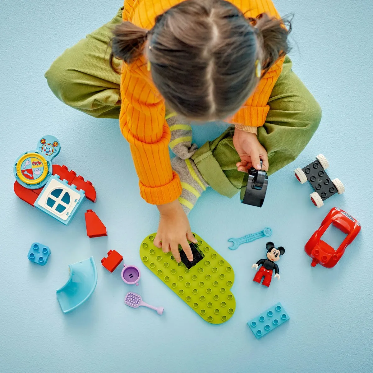 Lego duplo clubul si masina lui mickey mouse 10454, varsta de la 2 ani la 4 ani [4]