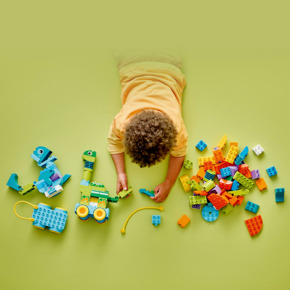  LEGO DUPLO Dinozauri pe roţi 3 în 1 pentru copii cu varsta de 3 + ani [4]