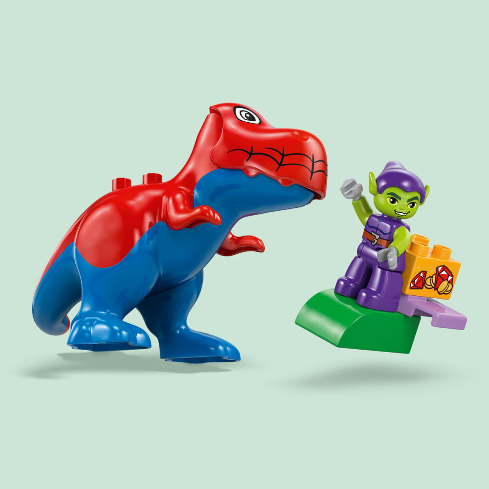  LEGO DUPLO  Dinozaurul Spidey-Rex vs Green Goblin varsta  2 + ani [6]