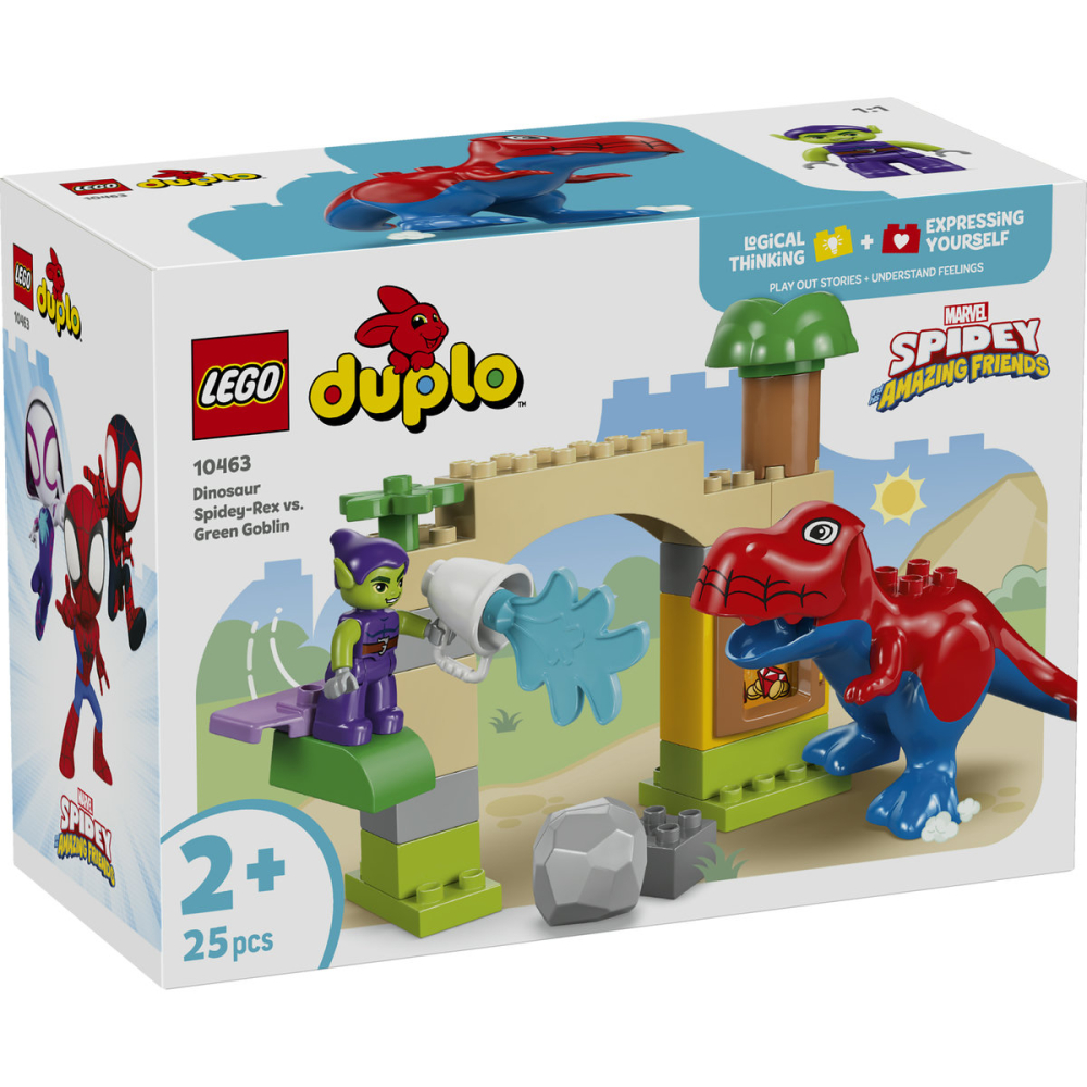  LEGO DUPLO  Dinozaurul Spidey-Rex vs Green Goblin varsta  2 + ani [2]