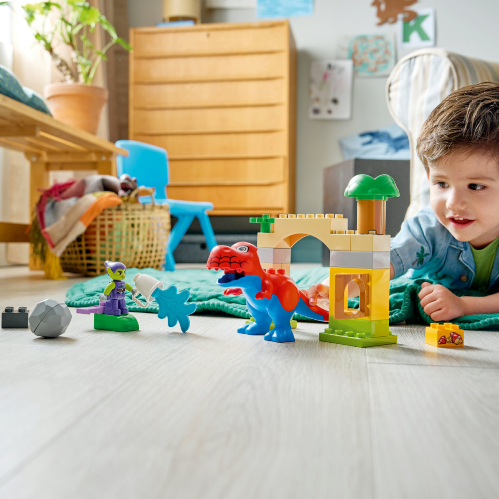  LEGO DUPLO  Dinozaurul Spidey-Rex vs Green Goblin varsta  2 + ani [4]