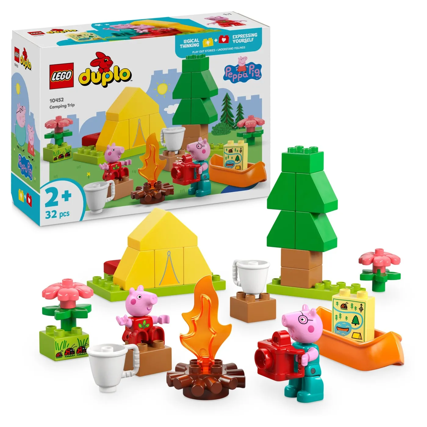 Lego duplo excursie cu cortul 10452, varsta de la 2 ani la 4 ani [9]