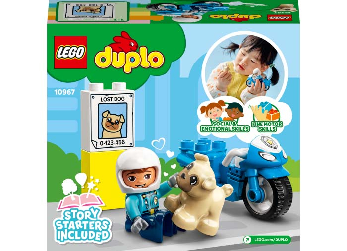 Lego duplo Motocicleta de politie, varsta de la 2 ani la 4 ani [3]