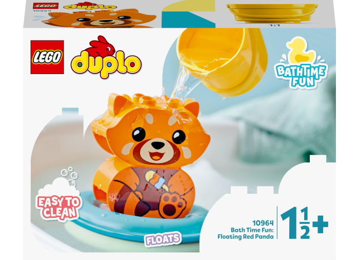 Lego duplo Panda Rosu Plutitor, varsta de la 2 ani la 4 ani [2]
