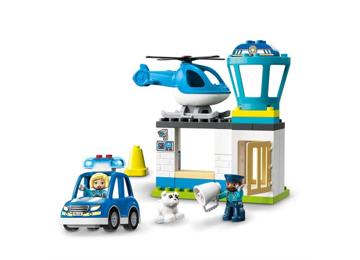 Lego duplo Sectie de politie si elicopter, varsta de la 2 ani la 4 ani [7]