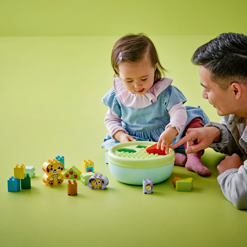 Lego duplo sortator de forme casa pentru catei 10441, copii varsta 1 an pana la 4 ani [7]