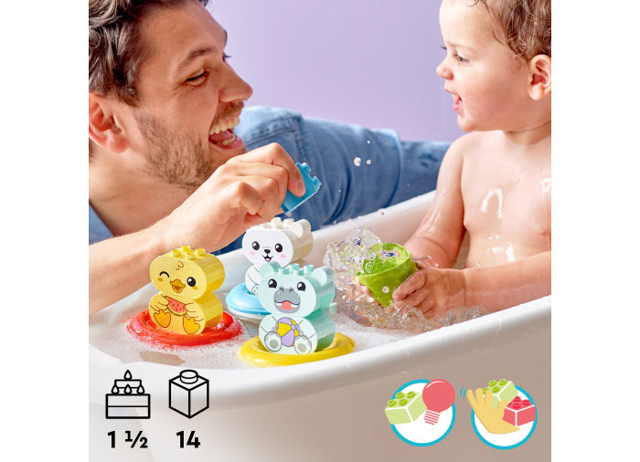 Lego duplo Tren cu Animale Plutitor, varsta de la 2 ani la 4 ani [4]