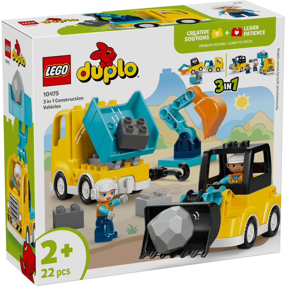  LEGO DUPLO  Vehicule de construcții 3 în 1 copii cu varsta 2 + ani [2]