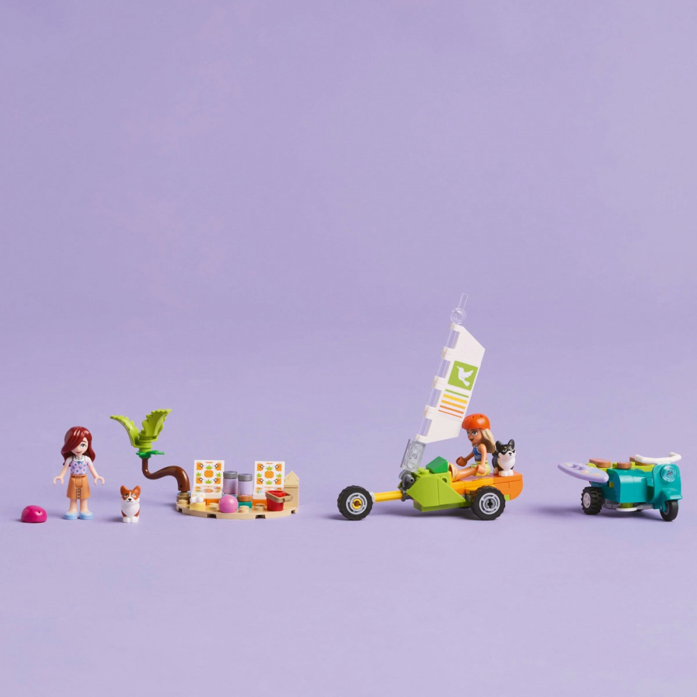 Lego friends aventuri cu catei la surfing si pe scuter 42641, varsta de la 6 ani la 8 ani [5]