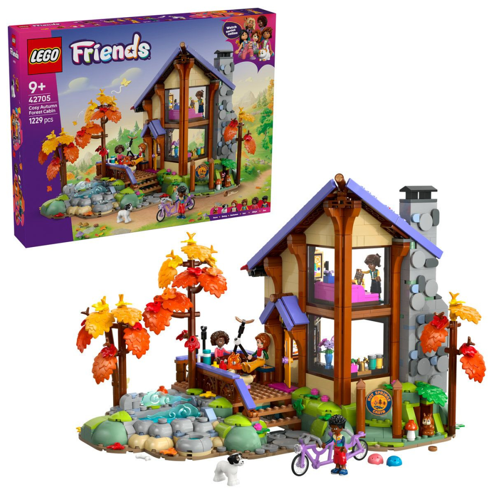 Lego friends cabana primitoare in padure toamna 42705 varsta 9 ani -+15 ani [2]