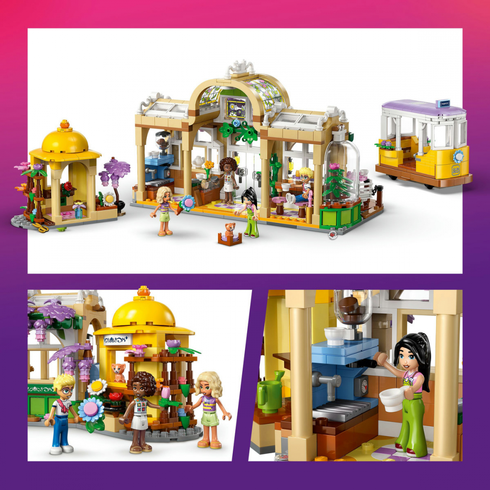  LEGO Friends Cafenea cu multe plante şi florărie pentru copii cu varsta de 9 + ani [5]