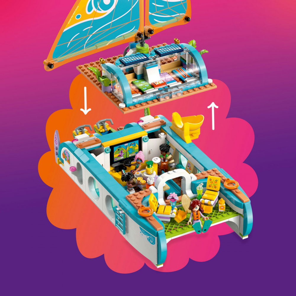  LEGO Friends Călătoria aventuroasă cu barca pentru copii cu varsta de 8 + ani [4]
