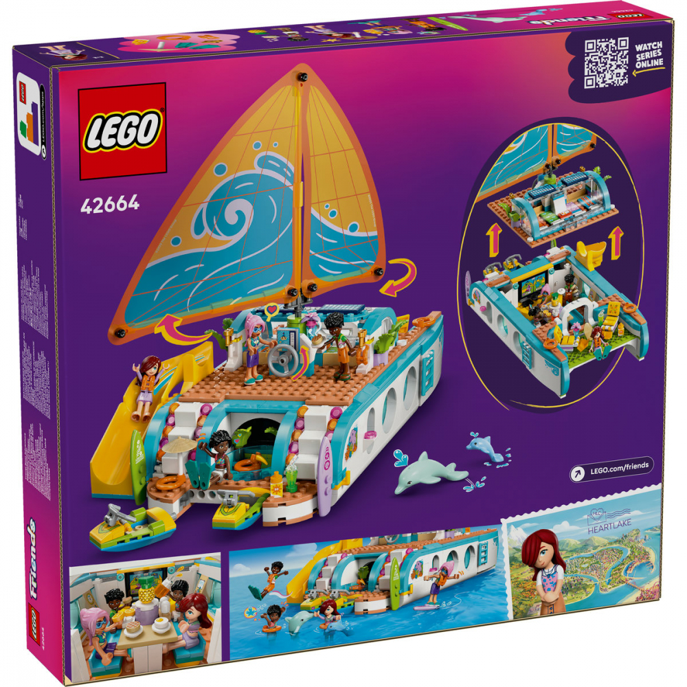  LEGO Friends Călătoria aventuroasă cu barca pentru copii cu varsta de 8 + ani [3]