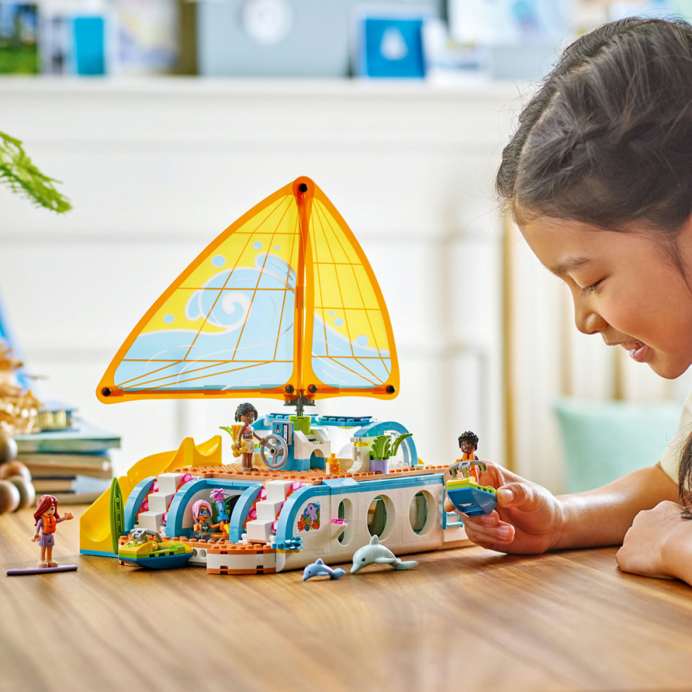  LEGO Friends Călătoria aventuroasă cu barca pentru copii cu varsta de 8 + ani [7]