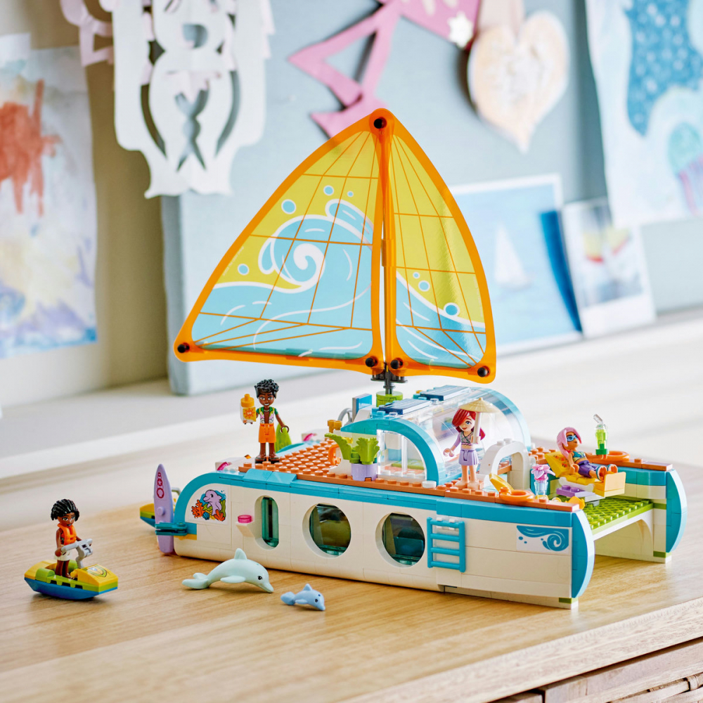  LEGO Friends Călătoria aventuroasă cu barca pentru copii cu varsta de 8 + ani [8]