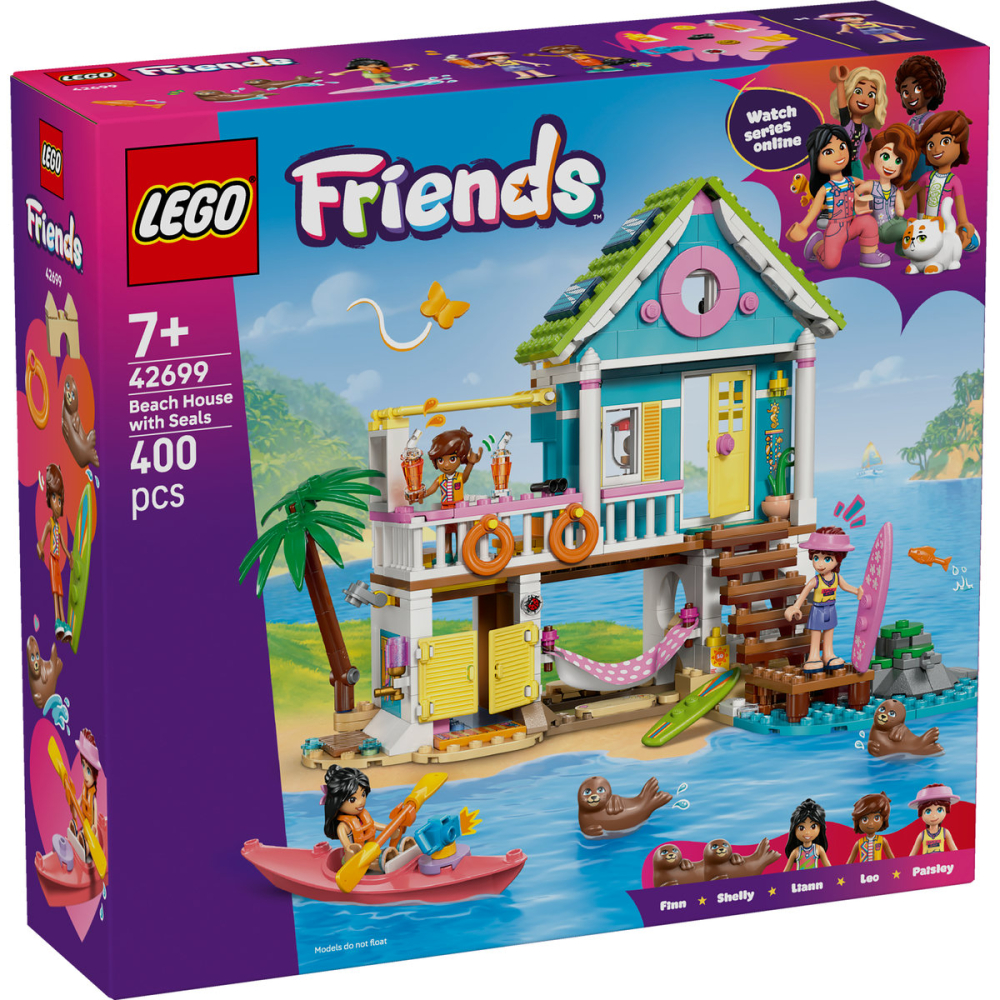  LEGO Friends  Casă pe plajă cu foci copii cu varsta 7 + ani [2]