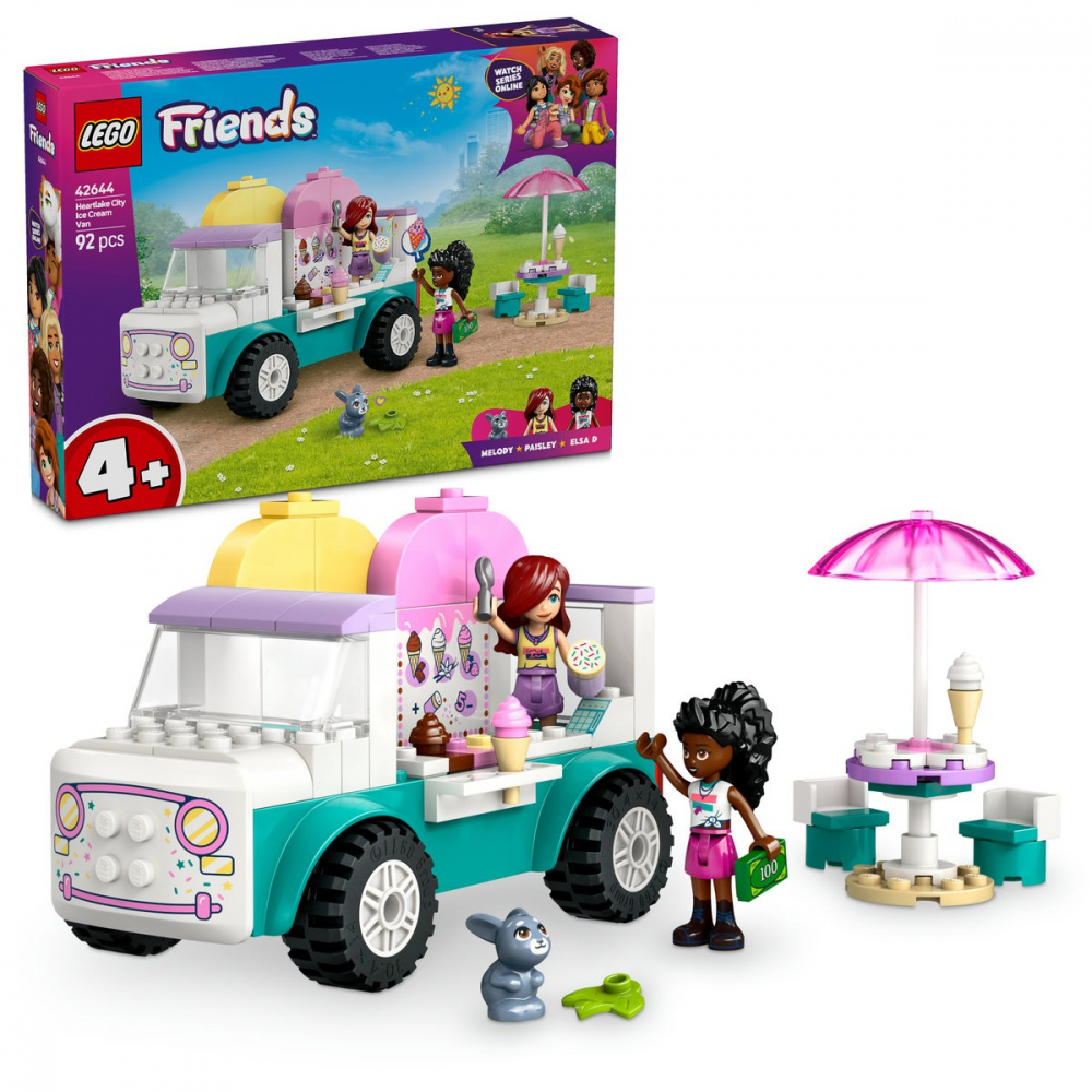 Lego friends furgoneta de inghetata in orasul heartlake 42644, varsta de la 4 ani la 6 ani [9]