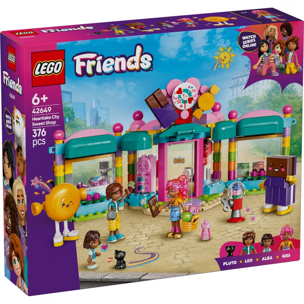 Lego friends magazinul de dulciuri din orasul heartlake 42649, varsta de la 6 ani la 8 ani [1]
