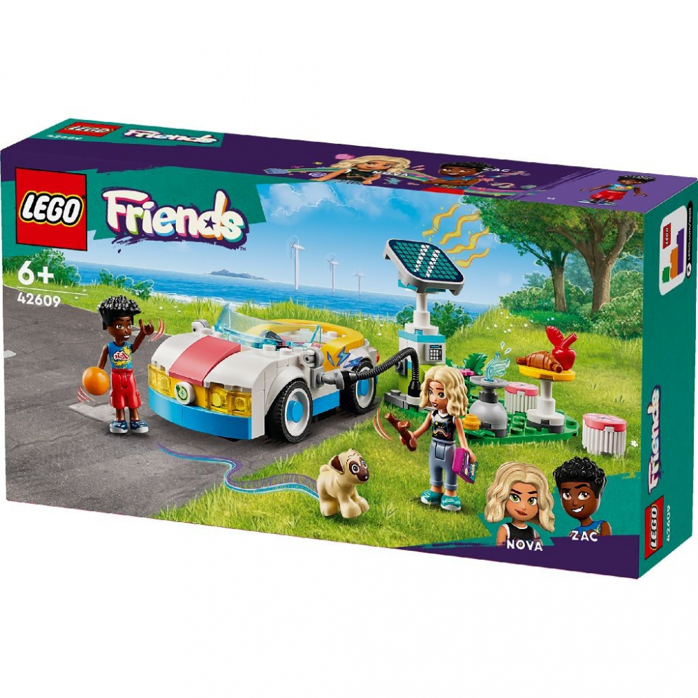 Lego friends masina electrica si incarcator 42609, varsta de la 6 ani la 10 ani [5]