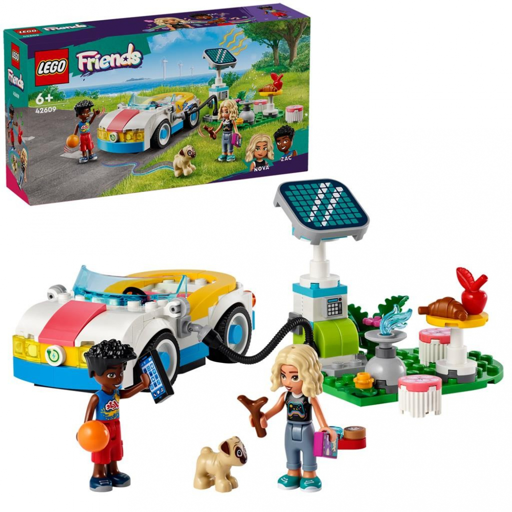 Lego friends masina electrica si incarcator 42609, varsta de la 6 ani la 10 ani [6]