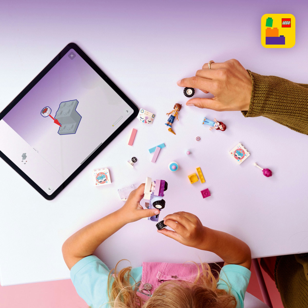  LEGO Friends  Mașină-unicorn pentru livrare de torturi copii cu varsta 4 + ani [7]