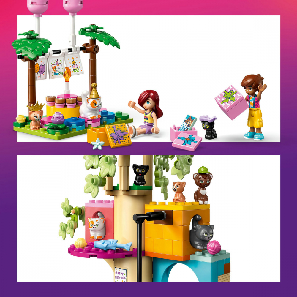  LEGO Friends Petrecere de ziua de naştere a pisicii şi căsuţă în copac pentru copii cu varsta de 6 + ani [6]