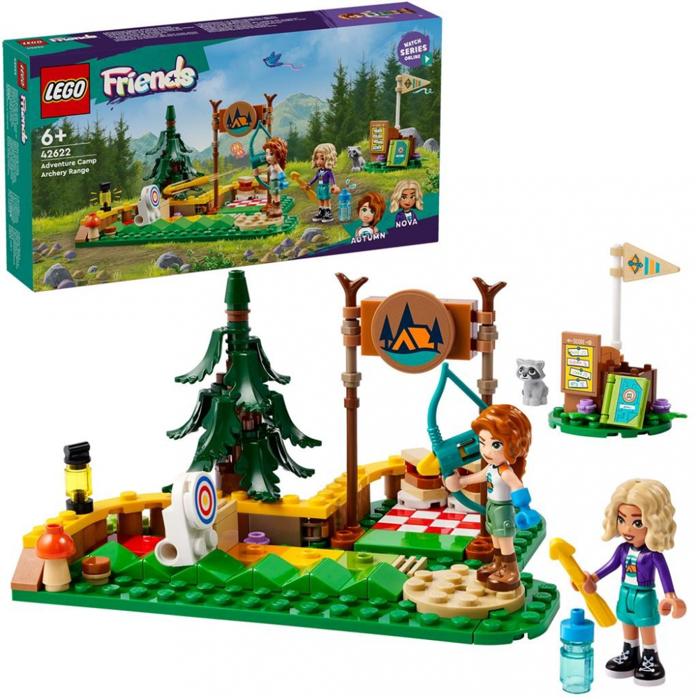 Lego friends poligonul de tir cu arcul din tabara de aventuri 42622, varsta de la 6 ani la 9 ani [6]