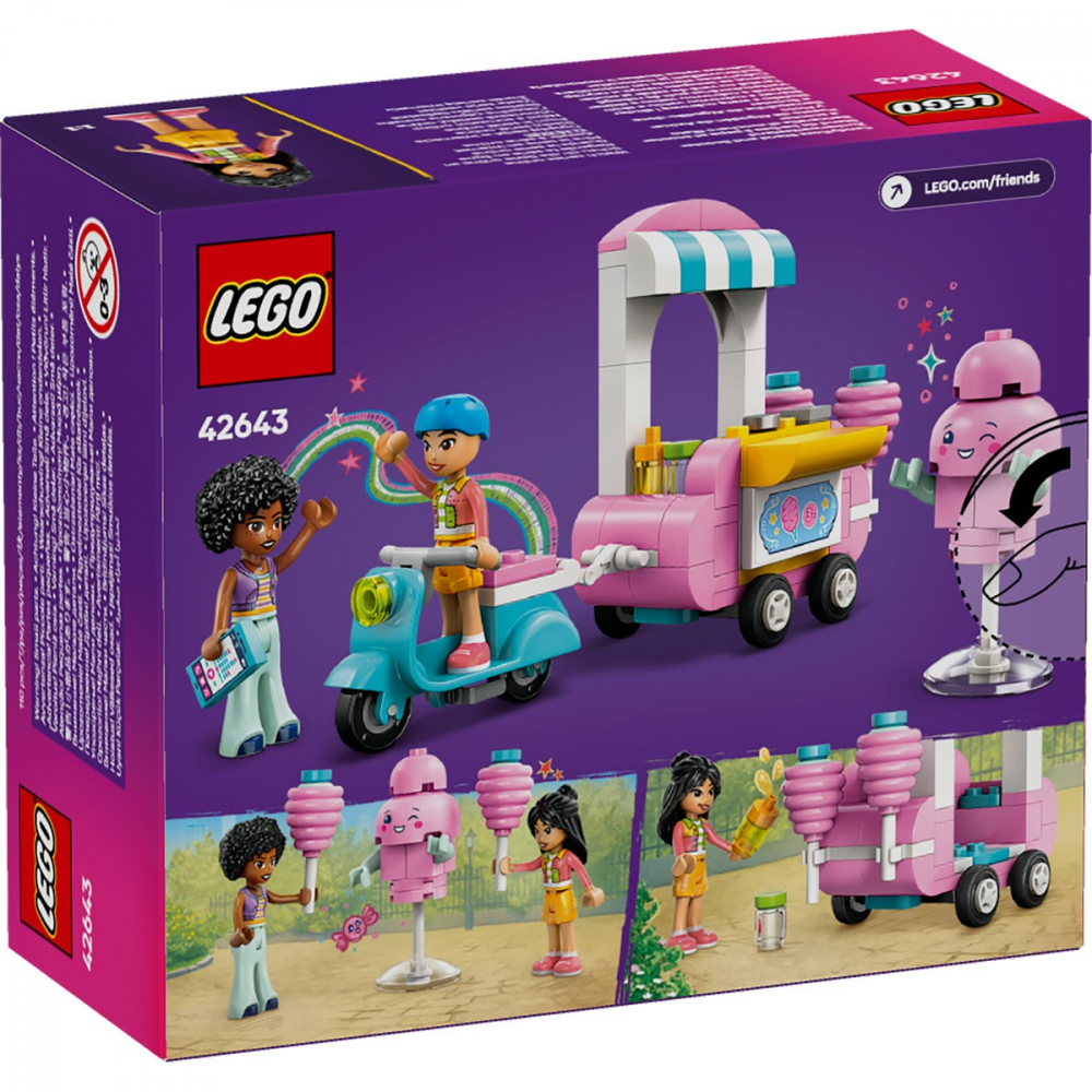 Lego friends taraba cu vata de zahar si scuter 42643, varsta de la 6 ani la 8 ani [8]