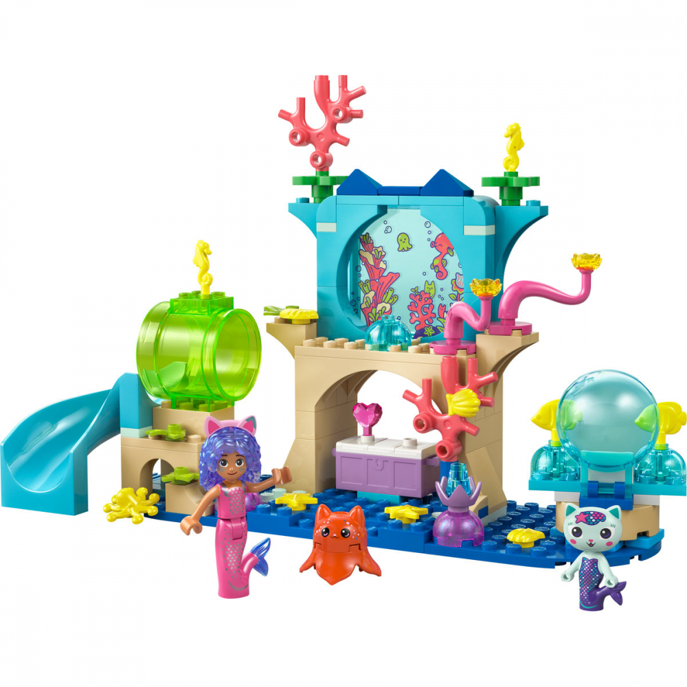  LEGO Gabby s Dollhouse Aventurile în acvariu ale sirenei Gabby pentru copii cu varsta de 4 + ani [7]